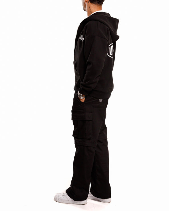 UNDERRATED Zip-Off Cargo Pant - Black