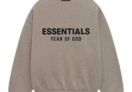 FEAR OF GOD ESSENTIALS Fleece Polo - Dark Heather Grey (Holiday 2024)