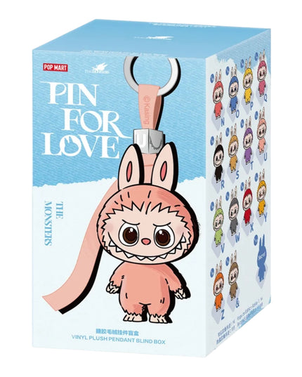 Pop Mart Labubu The Monsters Pin for Love Series Vinyl Plush Pendant (N-Z)