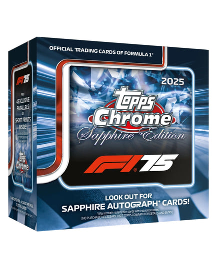 2025 Topps Chrome Formula 1 Sapphire Edition Hobby Box