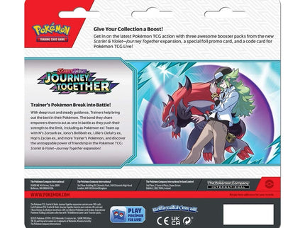 Pokemon TCG Scarlet & Violet - Journey Together 3-Pack Blister