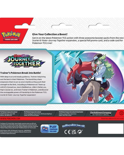 Pokemon TCG Scarlet & Violet - Journey Together 3-Pack Blister