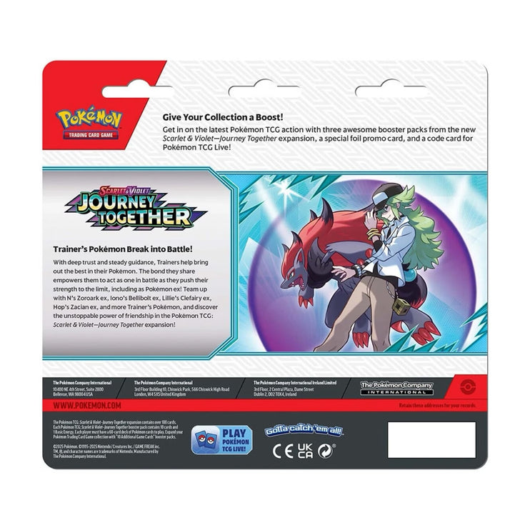 Pokemon TCG Scarlet & Violet - Journey Together 3-Pack Blister
