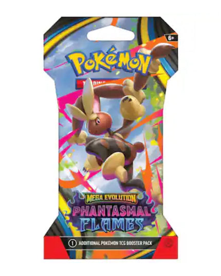 Pokemon TCG Mega Evolution - Phantasmal Flames Sleeved Booster Pack