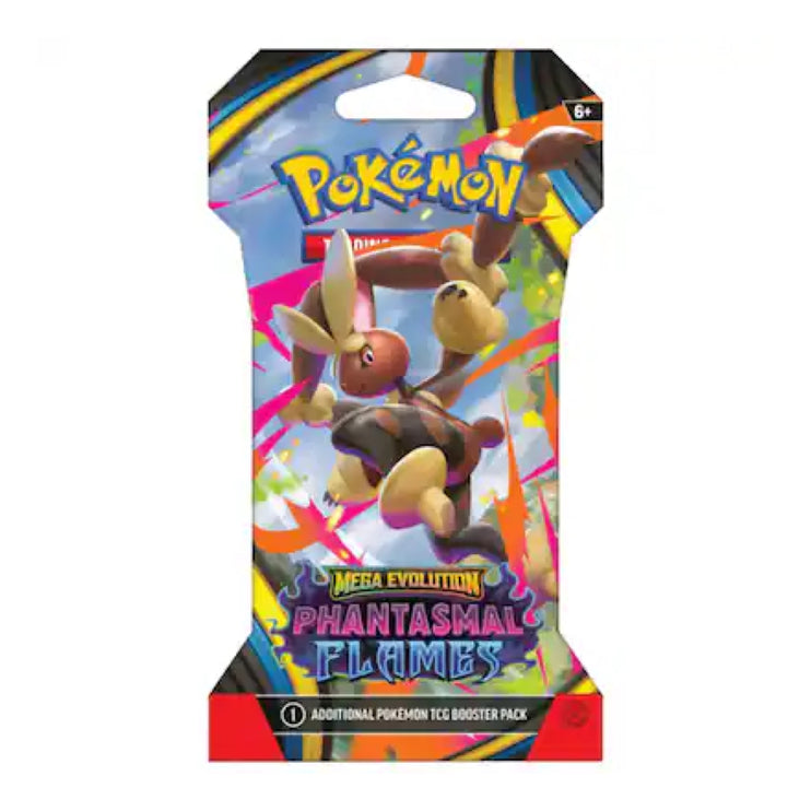 Pokemon TCG Mega Evolution - Phantasmal Flames Sleeved Booster Pack