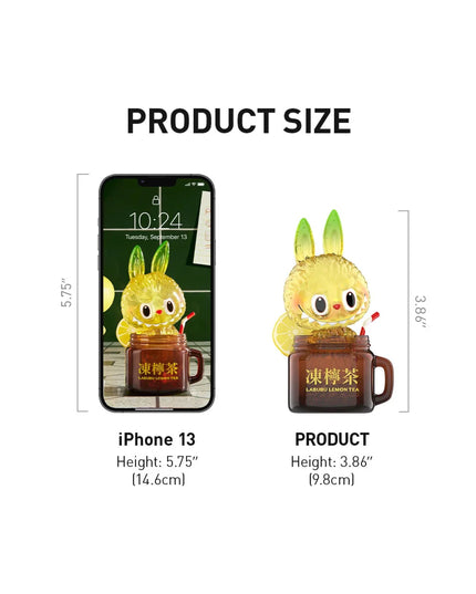 Pop Mart Labubu The Monsters Lemon Tea Figure