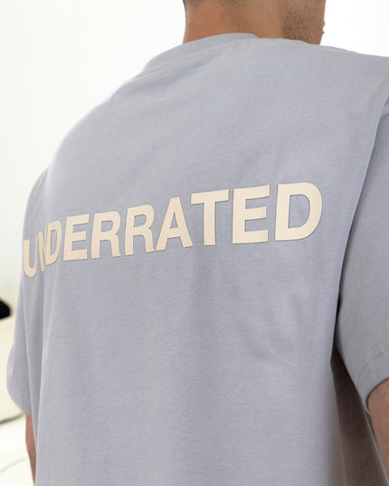 UNDERRATED Classic Logo T-Shirt - Fog Grey