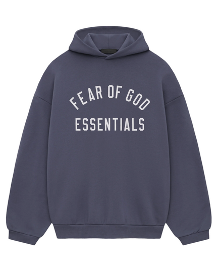 FEAR OF GOD ESSENTIALS Fleece Hoodie - Marine (Holiday 2024)