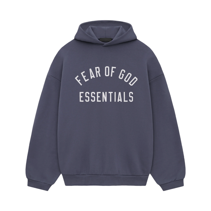 FEAR OF GOD ESSENTIALS Fleece Hoodie - Marine (Holiday 2024)