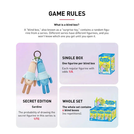 Pop Mart SpongeBob - Bikini Bottom Buddies - Whimsical Plush