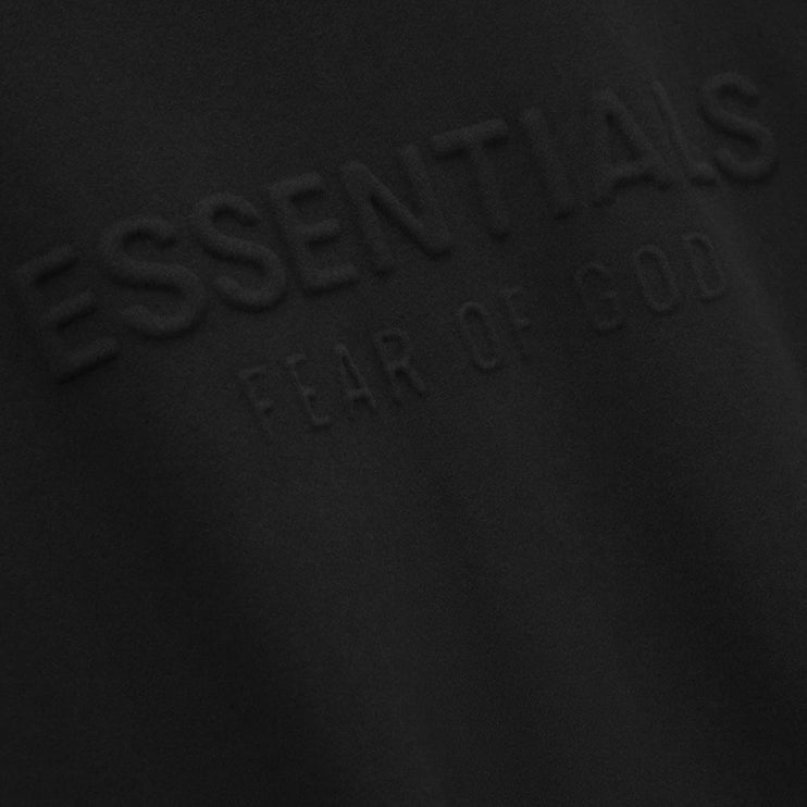 FEAR OF GOD ESSENTIALS Embossed 90s Zip-Up Hoodie - Vintage Black