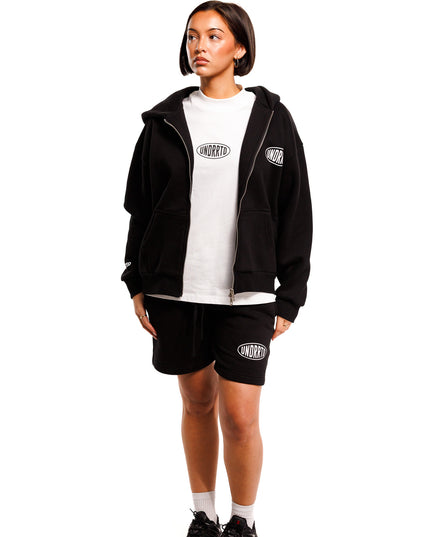 UNDERRATED Stamp Zip Hoodie - Black