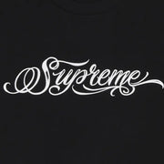 Supreme Script Tee - Black (FW24)