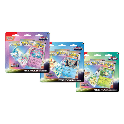 Pokemon Scarlet & Violet Prismatic Evolutions - Tech Sticker Pack