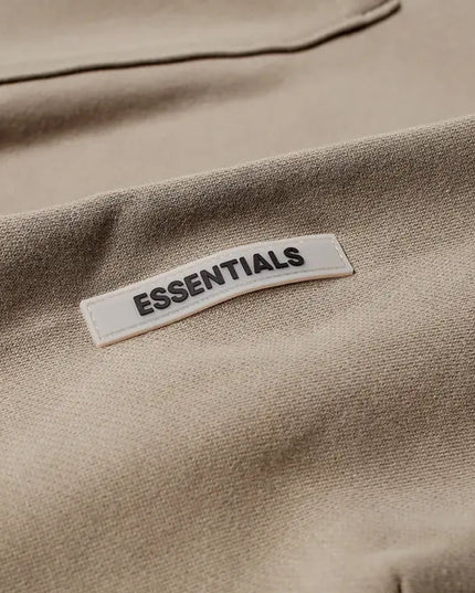 FEAR OF GOD ESSENTIALS 3D Silicon Applique Hoodie - Cement