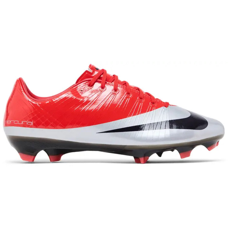 Nike Zoom Mercurial Vapor Superfly 1 RGN FG SE 'CR7 Max Orange Metallic Silver'