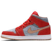 Air Jordan 1 Mid 'Denim Red'