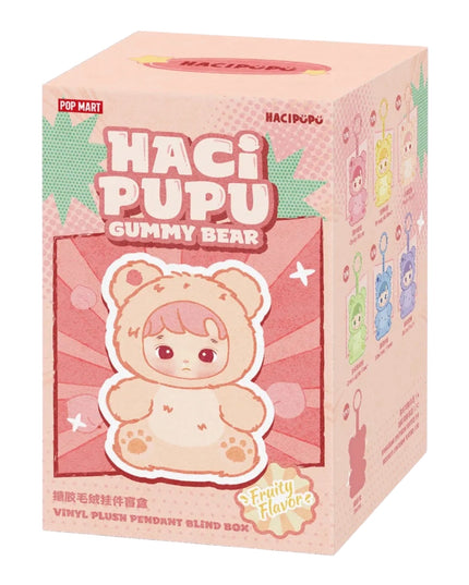 Pop Mart HACIPUPU Gummy Bear Series Vinyl Plush Pendant Blind Box