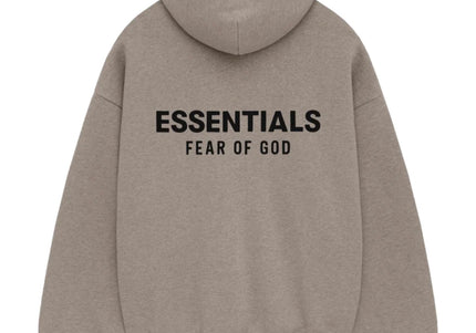 FEAR OF GOD ESSENTIALS Fleece Hoodie - Dark Heather Grey (Holiday 2024)