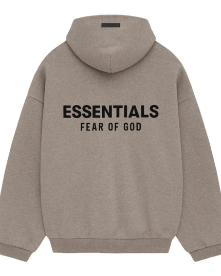 FEAR OF GOD ESSENTIALS Fleece Hoodie - Dark Heather Grey (Holiday 2024)