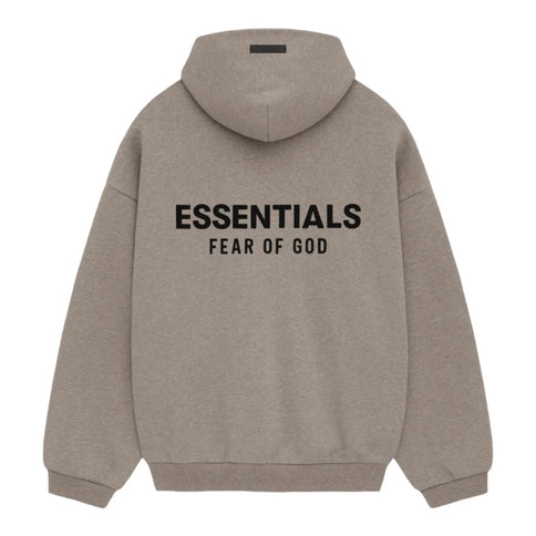 FEAR OF GOD ESSENTIALS Fleece Hoodie - Dark Heather Grey (Holiday 2024)