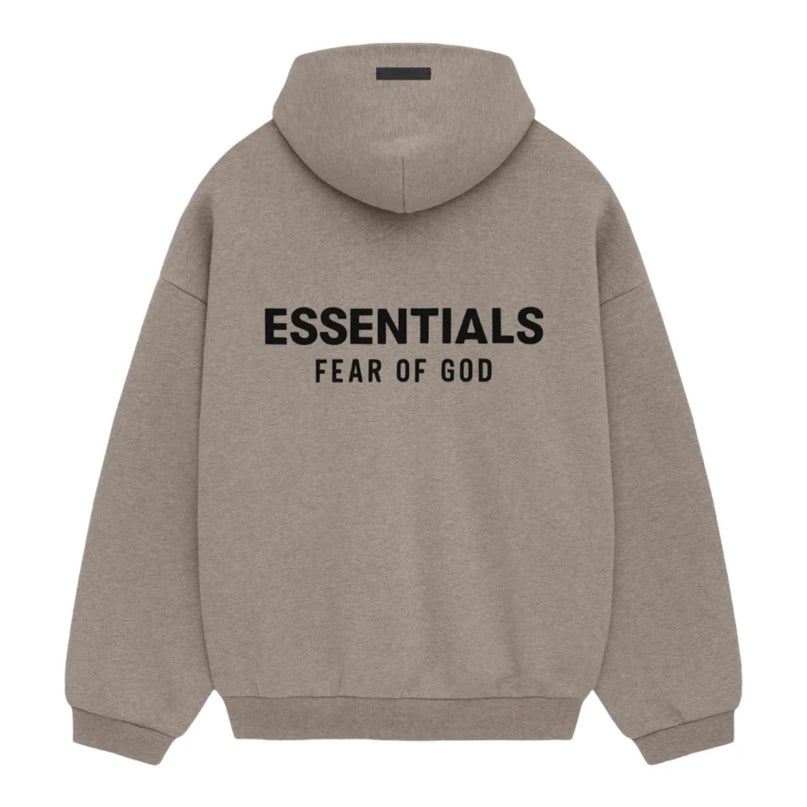 FEAR OF GOD ESSENTIALS Fleece Hoodie - Dark Heather Grey (Holiday 2024)