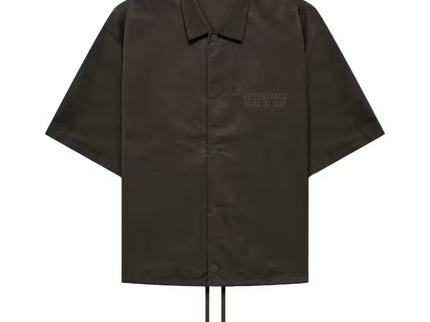 FEAR OF GOD ESSENTIALS Nylon Shirt - Off Black (Fall 22)