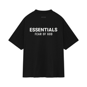 FEAR OF GOD ESSENTIALS Jersey Crewneck T-Shirt - Black (Holiday 2024)