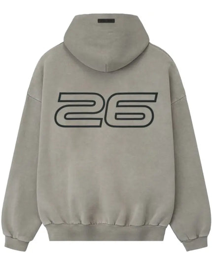 FEAR OF GOD ESSENTIALS Heavy Fleece 90s Hoodie - Smoke Grey