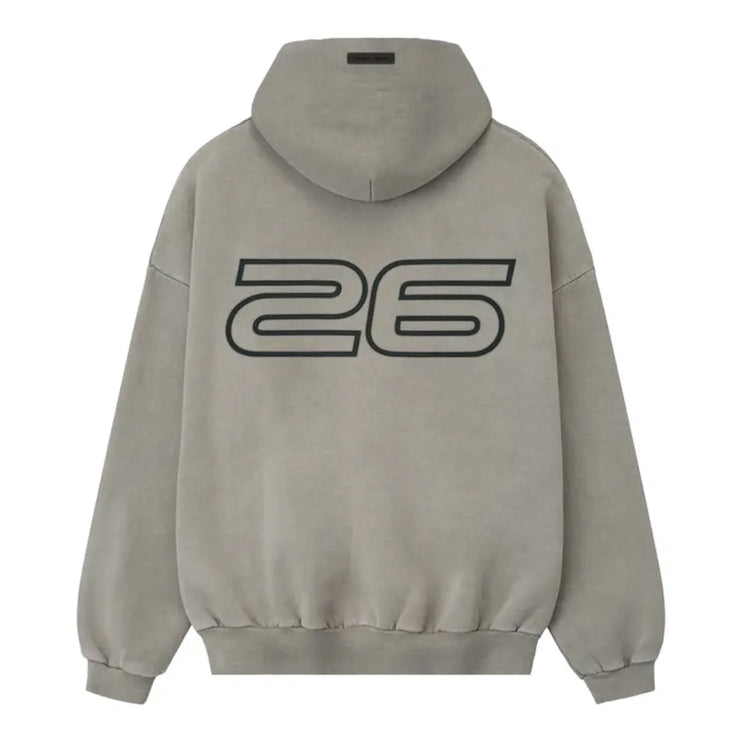 FEAR OF GOD ESSENTIALS Heavy Fleece 90s Hoodie - Smoke Grey
