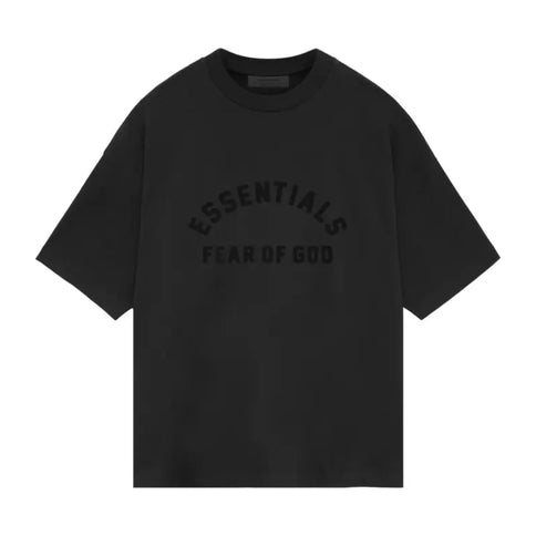 FEAR OF GOD ESSENTIALS Heavy Jersey Crewneck T-Shirt - Black (SS24)