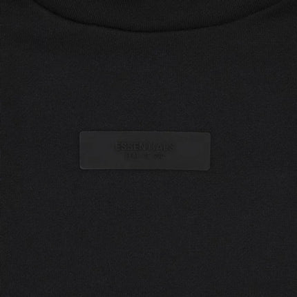 FEAR OF GOD ESSENTIALS Hoodie - Jet Black/Jet Black (SS24)