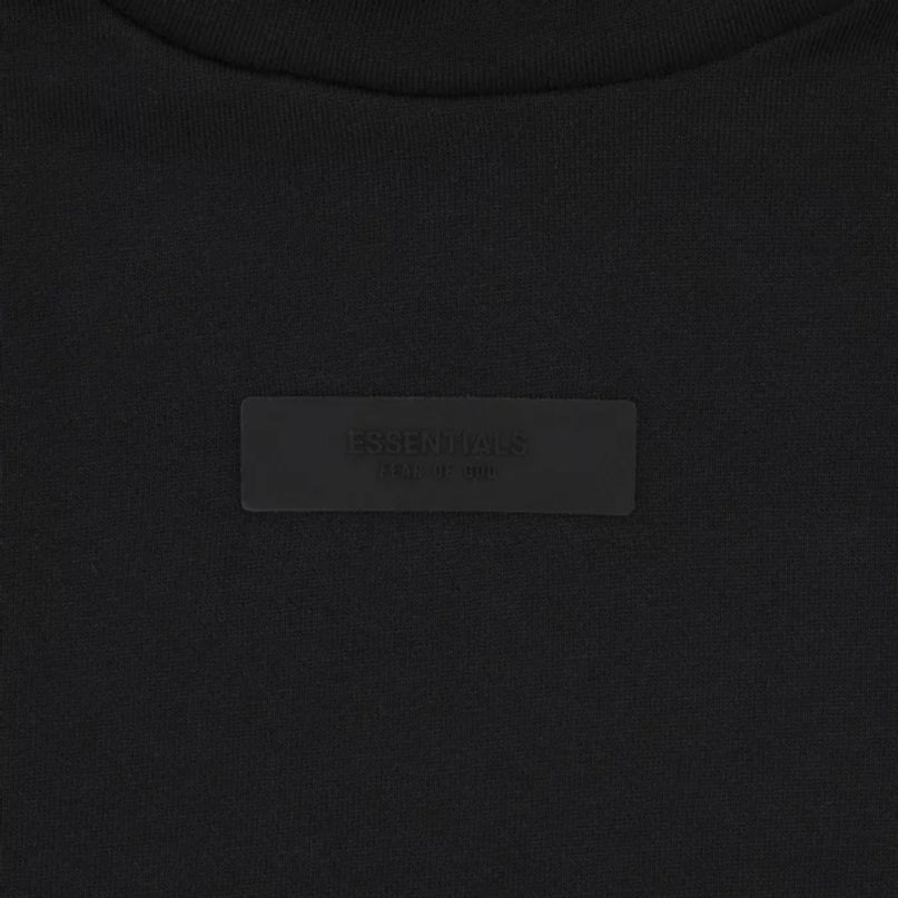 FEAR OF GOD ESSENTIALS Hoodie - Jet Black/Jet Black (SS24)