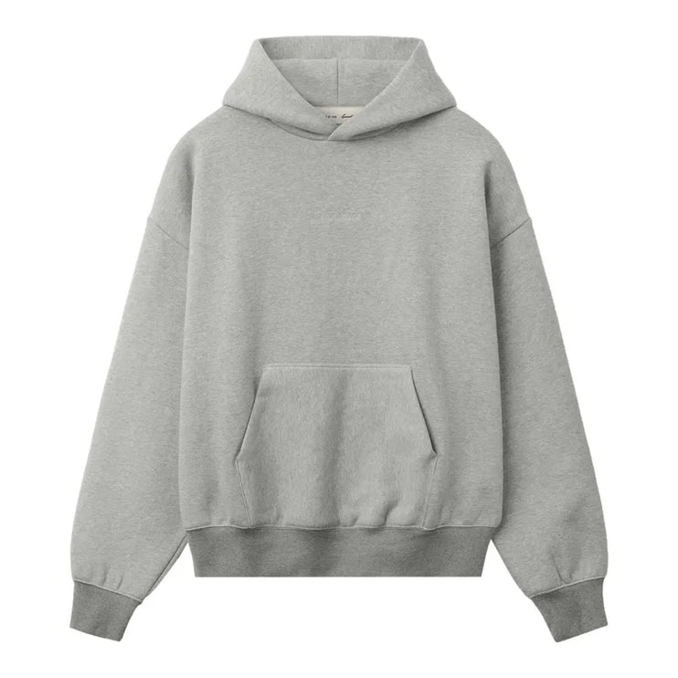 FEAR OF GOD ESSENTIALS Signature Classic Hoodie - Concrete Heather (SS26)