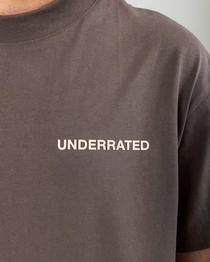 UNDERRATED Classic Logo T-Shirt - Mocha