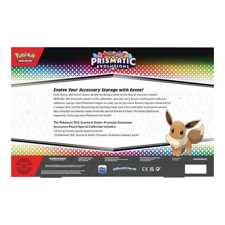 Pokemon Scarlet & Violet - Prismatic Evolutions Accessory Pouch Special Collection