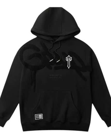 GEEDUP x Trapstar Handstyle Irongate T Hoodie - Black