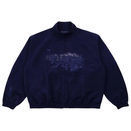 Travis Scott Cactus Jack x Fragment x Nike Tokyo Windbreaker Zip Jacket - Navy
