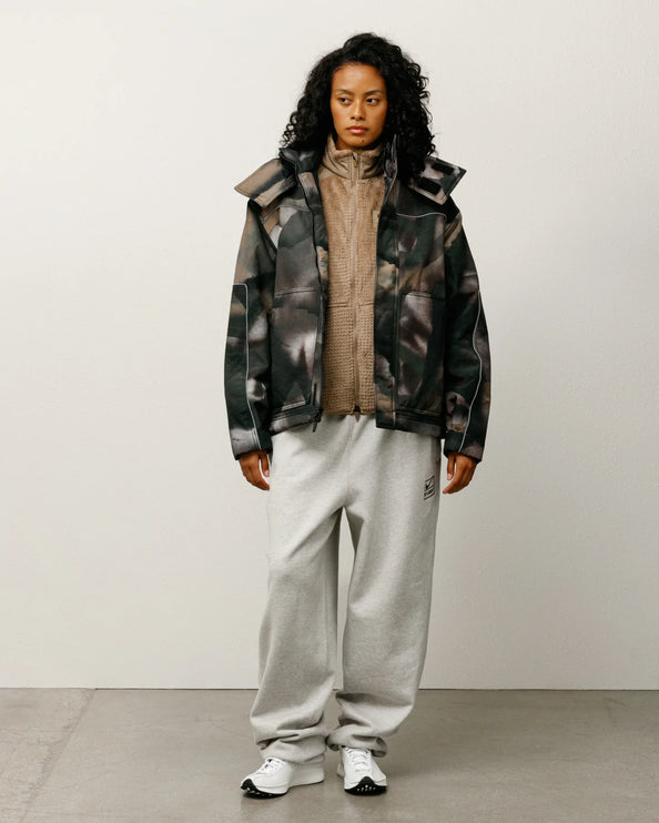 Stussy x Nike Fleece Pant - Grey Heather (FW25)