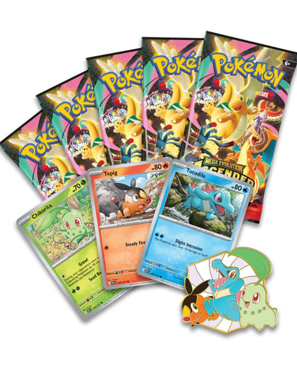 Pokemon TCG Mega Evolution - Ascended Heroes First Partners Deluxe Pin Collection