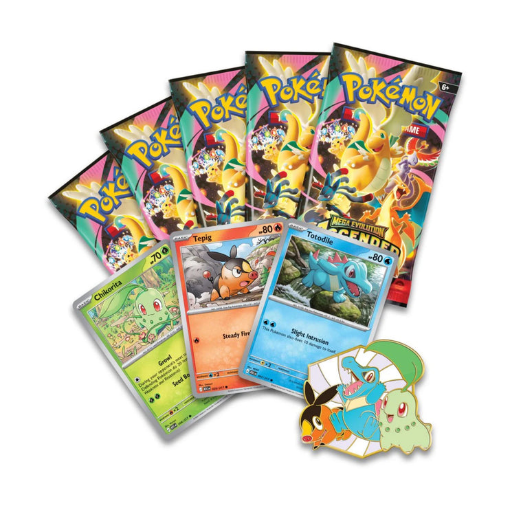 Pokemon TCG Mega Evolution - Ascended Heroes First Partners Deluxe Pin Collection
