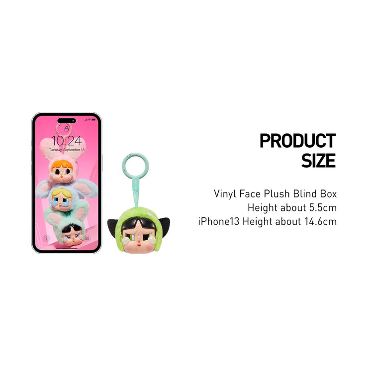 Pop Mart CryBaby x Powerpuff Girls Series Vinyl Face Plush Blind Box