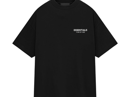 FEAR OF GOD ESSENTIALS Jersey Crewneck T-Shirt - Black (Holiday 2024)