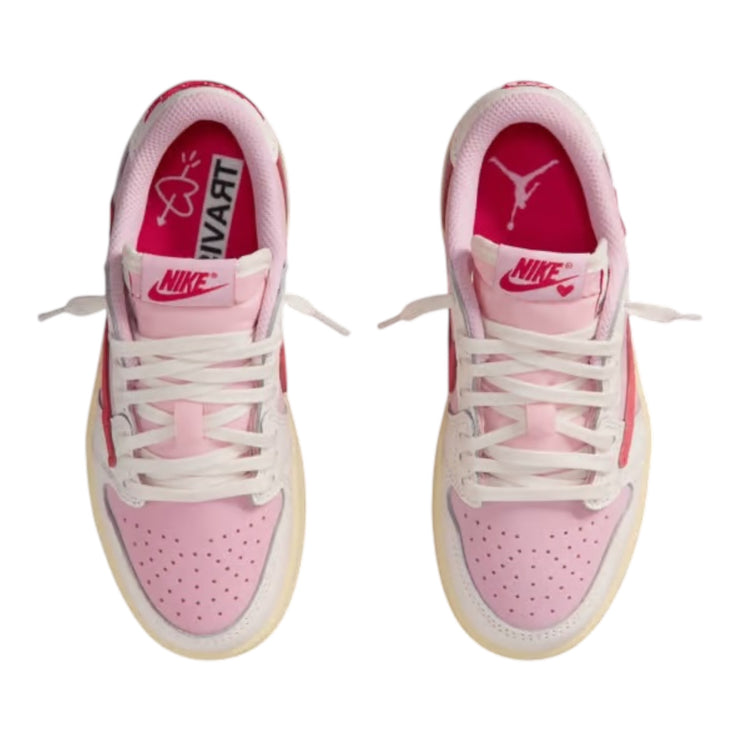 Travis Scott x Air Jordan 1 Retro Low OG 'Sail Tropical Pink' (PS)
