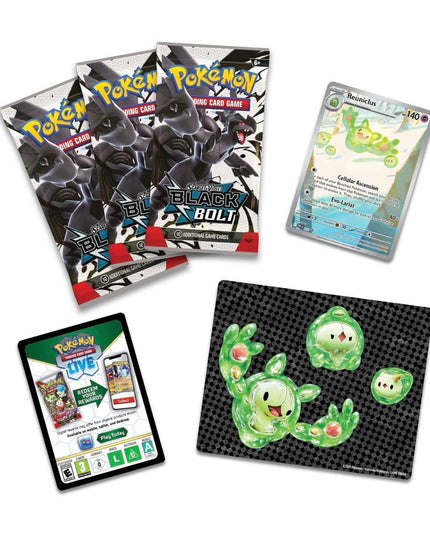 Pokemon TCG Scarlet & Violet - Black Bolt Tech Sticker Collection