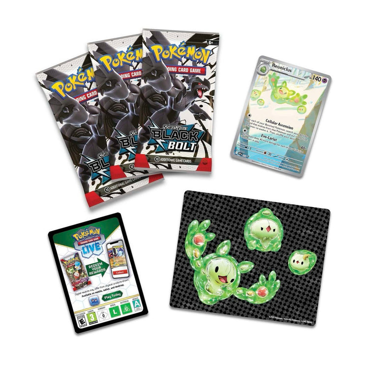 Pokemon TCG Scarlet & Violet - Black Bolt Tech Sticker Collection