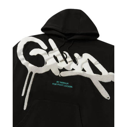 GEEDUP Handstyle x Footlocker Hoodie - Black/White/Grey