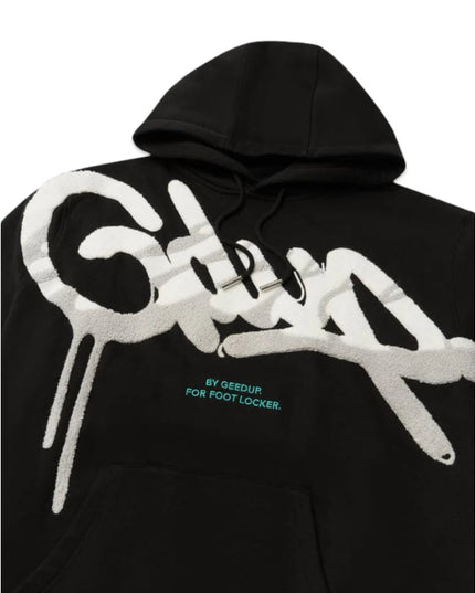 GEEDUP Handstyle x Footlocker Hoodie - Black/White/Grey