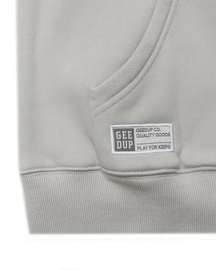 GEEDUP Team Logo Hoodie - Grey Monochrome