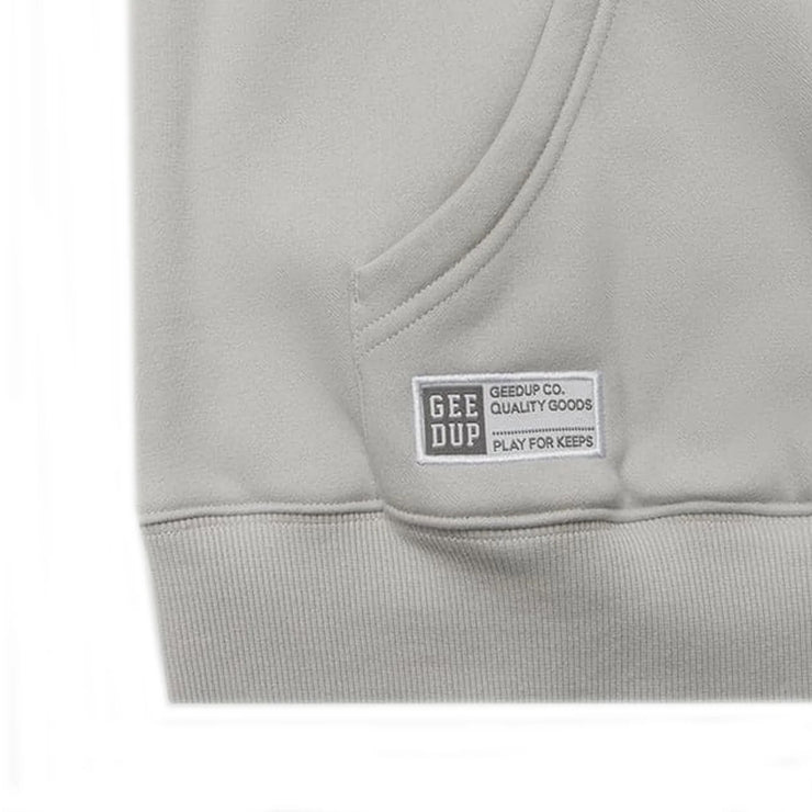 GEEDUP Team Logo Hoodie - Grey Monochrome